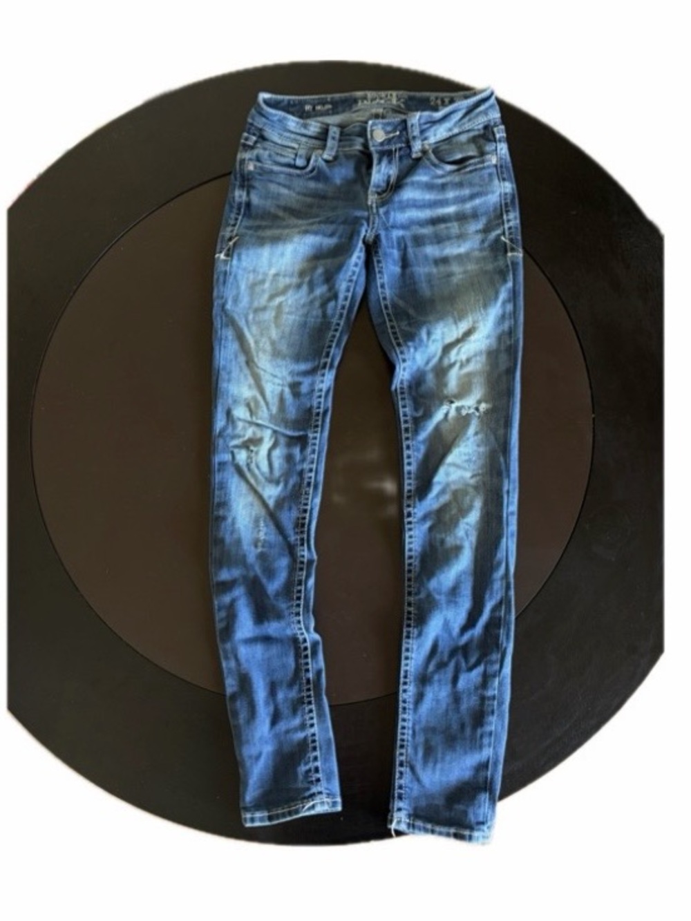 Buckle black jeans 24x32 Fit No. 63 Factory Distressed